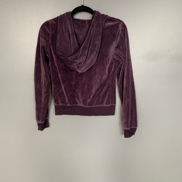 Victoria Secret Zip Up Hoodie Purple Size Small - Picture 3 of 5